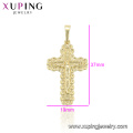 33944 xuping Umwelt Kupfer Modeschmuck Gold Kreuz Anhänger